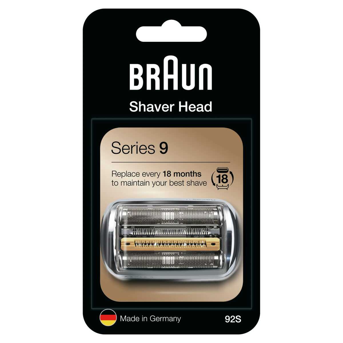 Braun 9 Serisi Tıraş Makinesi Yedek Başlığı 92S (Gümüş)