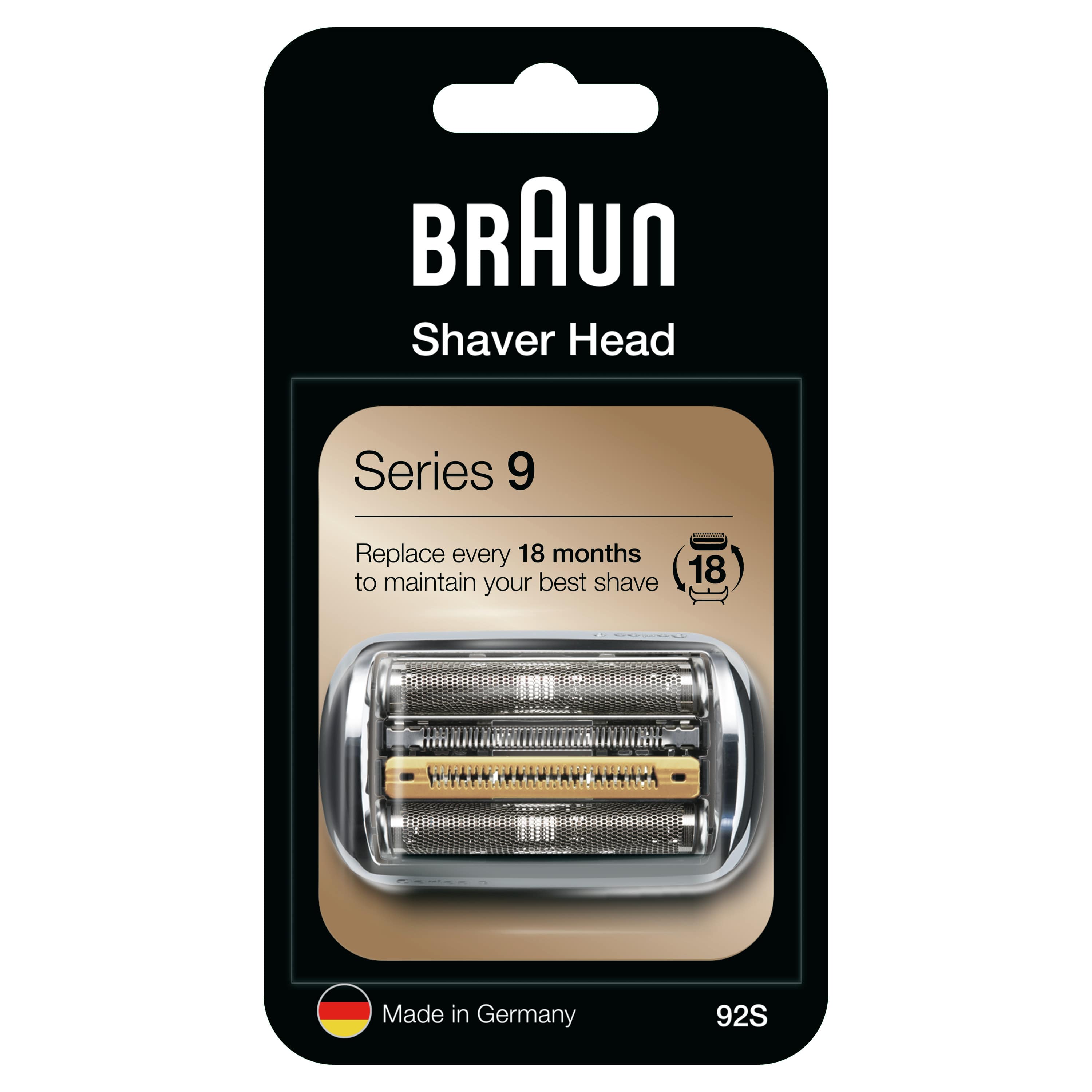 Braun 9 Serisi Tıraş Makinesi Yedek Başlığı 92S (Gümüş) - Thumbnail