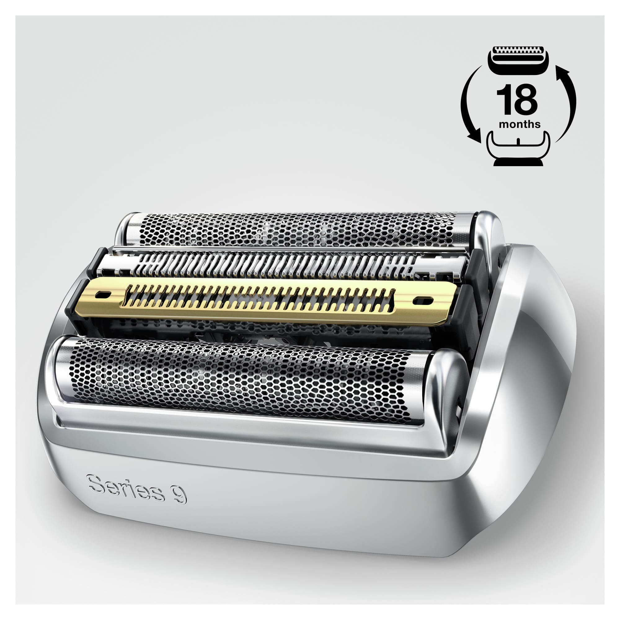 Braun 9 Serisi Tıraş Makinesi Yedek Başlığı 92S (Gümüş) - Thumbnail