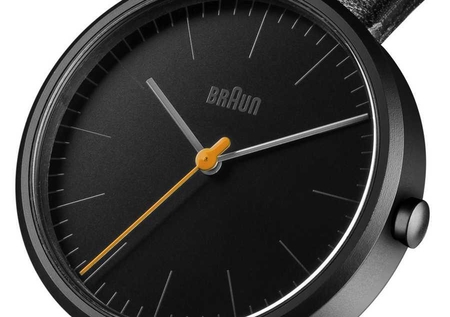 Braun BN0172BKBKL Deri Kayışlı Klasik Unisex Kol Saati Siyah - Thumbnail