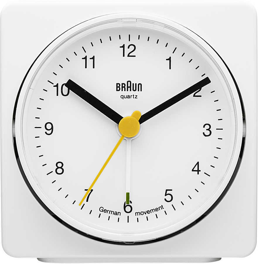 Braun BNC011WHWH Alarmlı Masa Saati Beyaz