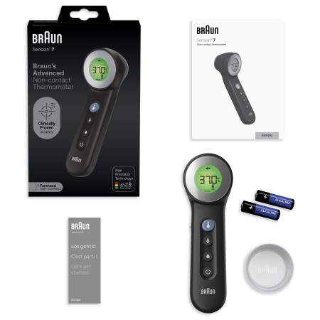 Braun BNT400 Temassız Alından Ateş Ölçer Siyah - Thumbnail