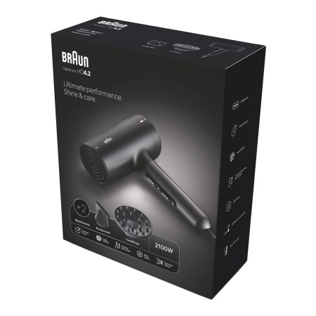 Braun BRHD425E HD4.2 IONTEC Difüzörlü Saç Kurutma Makinesi, 2 Başlıklı, 2100W - Thumbnail