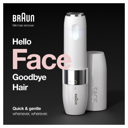 Braun FS1000 Mini Tüy Alma Makinesi + Pil ve Temizleme Fırçası, Seyahat Boy, Kablosuz Kullanım - Thumbnail