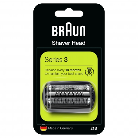 Braun - Braun Series 3 21B Tıraş Makinesi Yedek Başlığı - Siyah