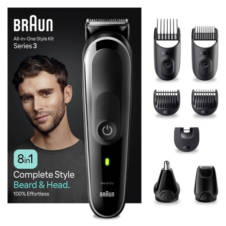 Braun Series 3 MGK3440 Hepsi Bir Arada Şekillendirme Seti, 8’i 1 Arada Erkek Bakım Kiti - Thumbnail