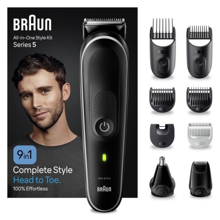 Braun - Braun Series 5 MGK5420 Hepsi Bir Arada Şekillendirme Seti, 9’u 1 Arada Erkek Bakım Kiti