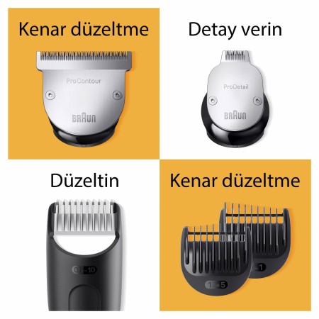 Braun Series 9 BT9420 Profesyonel Sakal Düzeltici, Berber Araçları Dahil - Thumbnail