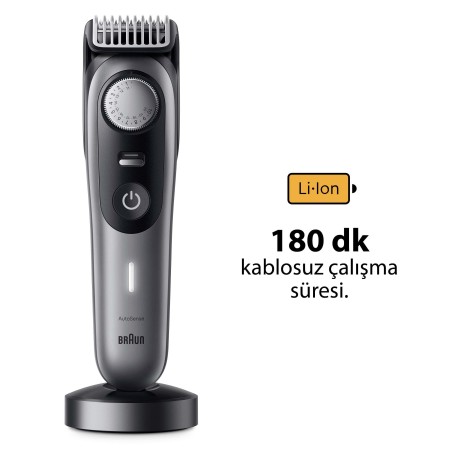 Braun Series 9 BT9420 Profesyonel Sakal Düzeltici, Berber Araçları Dahil - Thumbnail