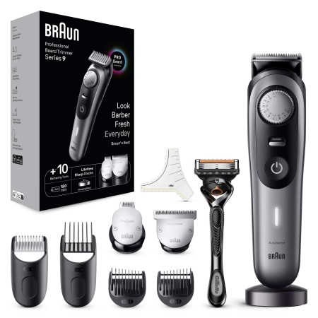Braun Series 9 BT9420 Profesyonel Sakal Düzeltici, Berber Araçları Dahil - Thumbnail