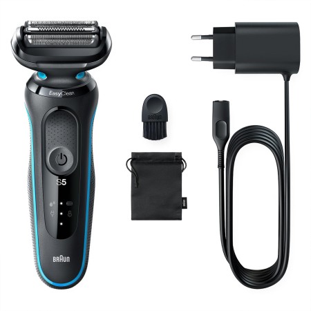 Braun Yeni Seri 5 M1000s Kablosuz Tıraş Makinesi, AutoSense, EasyClean, EasyClick, Islak & Kuru - Thumbnail
