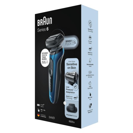 Braun Yeni Seri 6 B1200s Kablosuz Tıraş Makinesi, AutoSense, SensoFlex, EasyClick, Islak & Kuru - Thumbnail