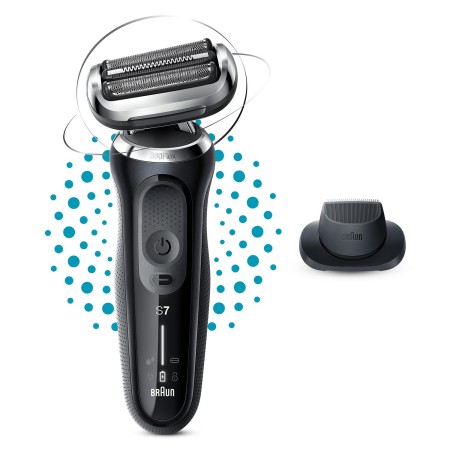 Braun - Braun Yeni Seri 7 N1200s Kablosuz Tıraş Makinesi, AutoSense, 360° Flex, EasyClick, Islak & Kuru