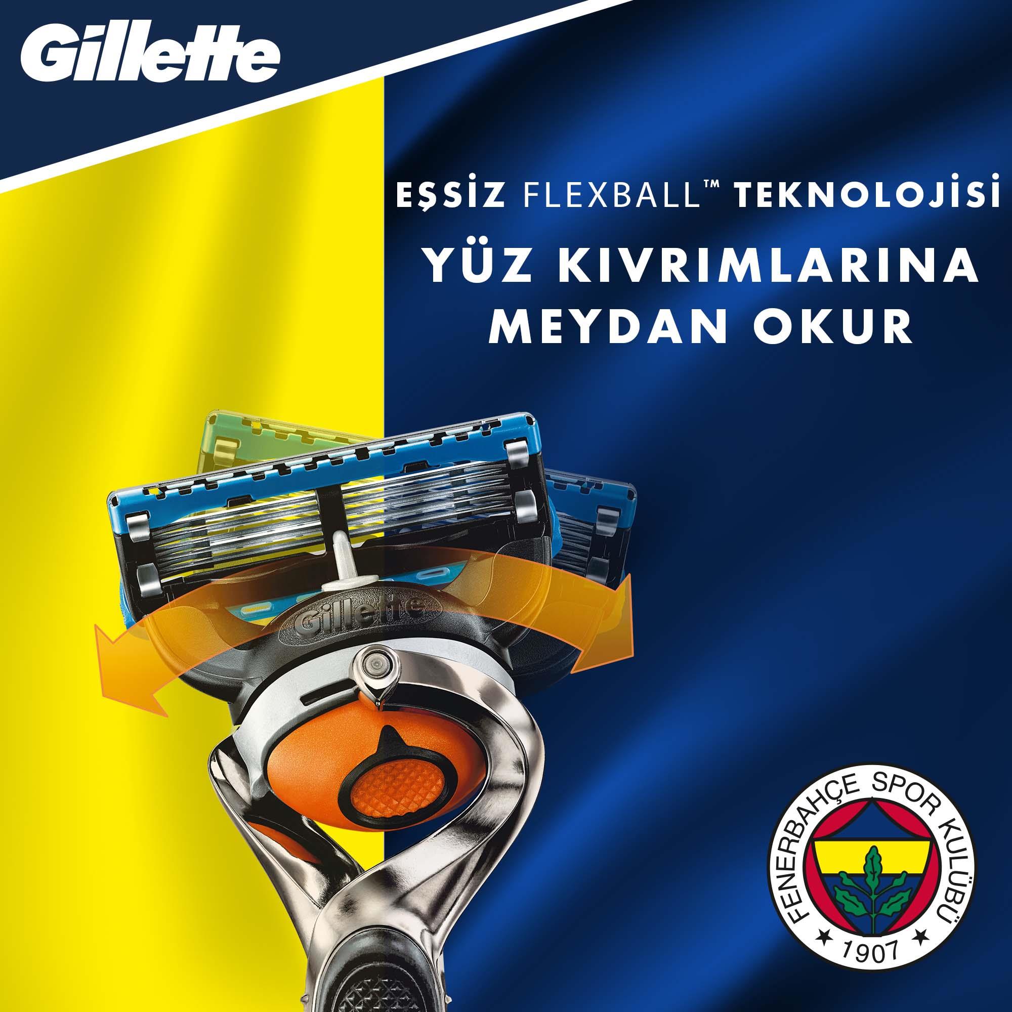 Fusion Proglide Tıraş Makinesi + 4’lü Yedek Başlık Fenerbahçe Özel Seri - Thumbnail