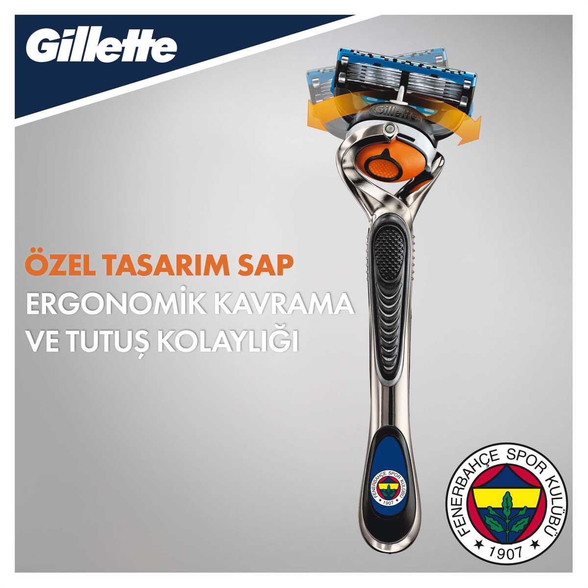 Fusion Proglide Tıraş Makinesi + 4’lü Yedek Başlık Fenerbahçe Özel Seri