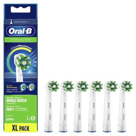 Oral-B Cross Action Clean Maximizer 6’lı Diş Fırçası Yedek Başlığı EB50 - Thumbnail