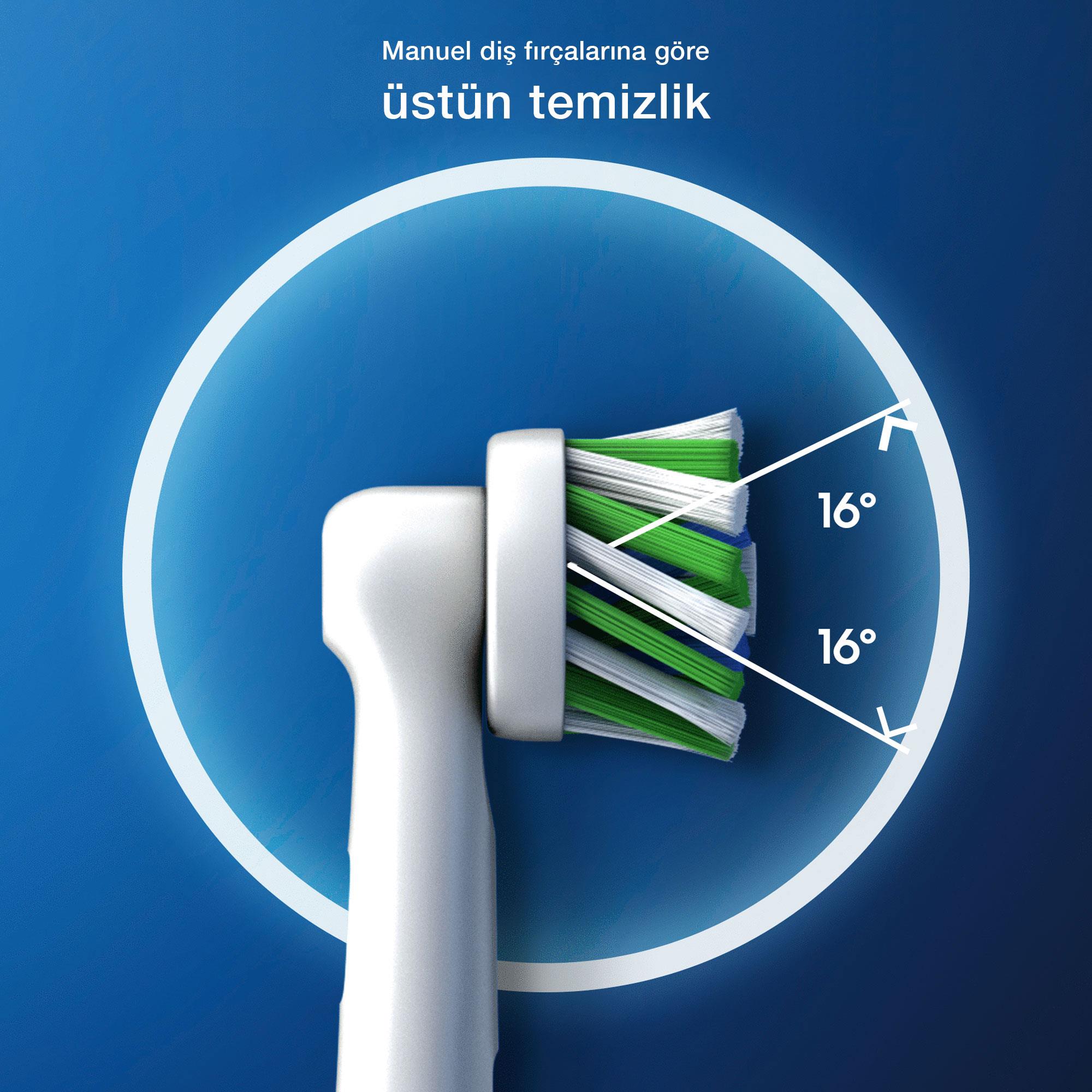 Oral-B Cross Action Clean Maximizer 8’li Diş Fırçası Yedek Başlığı EB20