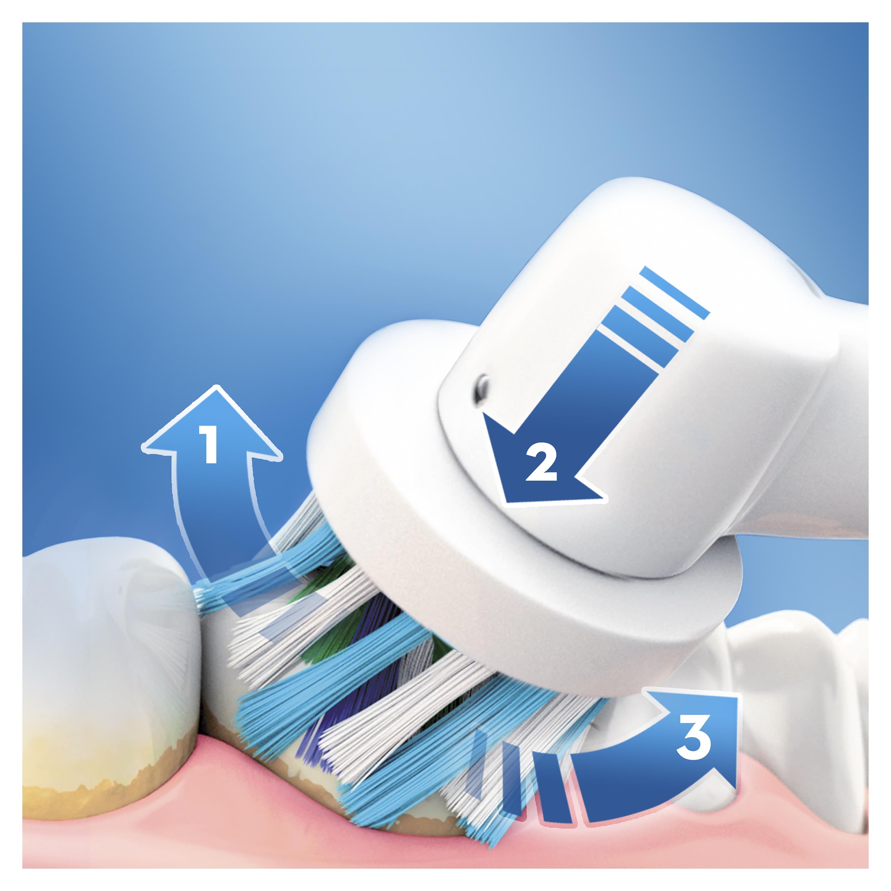 Oral-B D100 Vitality Cross Action Şarjlı Diş Fırçası - Beyaz