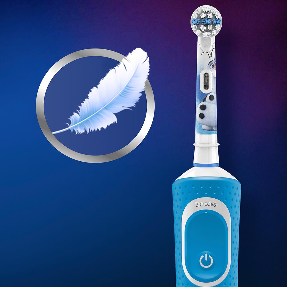 Oral-B D100 Vitality Frozen Özel Seri Çocuklar İçin Şarj Edilebilir Diş Fırçası + Seyahat Kabı