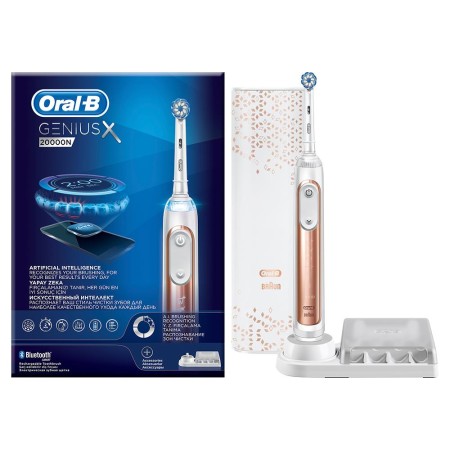 Oral-B - Oral-B Genius X 20000 Şarjlı Diş Fırçası (Rose Gold)
