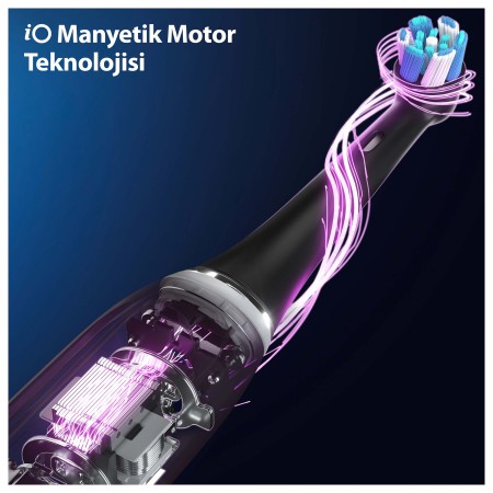 Oral-B iO 10 Şarjlı Diş Fırçası - Kozmik Siyah - Thumbnail