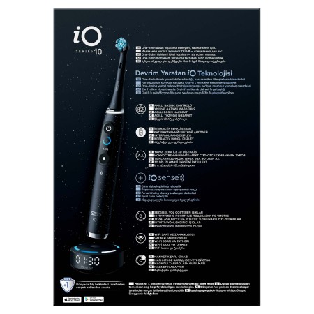 Oral-B iO 10 Şarjlı Diş Fırçası - Kozmik Siyah - Thumbnail