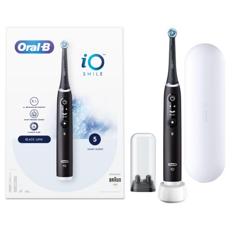 Oral-B iO 6 Smile Şarjlı Diş Fırçası - Siyah - Thumbnail