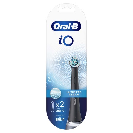 Oral-B iO Ultimate Clean Siyah Diş Fırçası Yedek Başlığı 2 Adet - Thumbnail