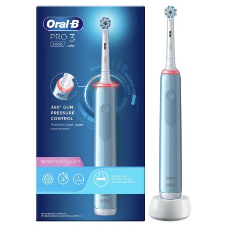 Oral-B - Oral-B Pro 3 3000 Sensitive Clean Şarj Edilebilir Diş Fırçası