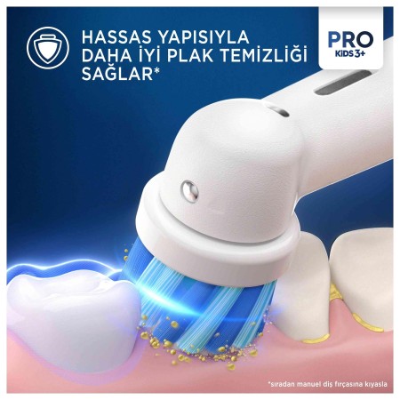 Oral-B Pro Kids Spiderman Şarjlı Diş Fırçası Yedek Başlığı 2 Adet - Thumbnail