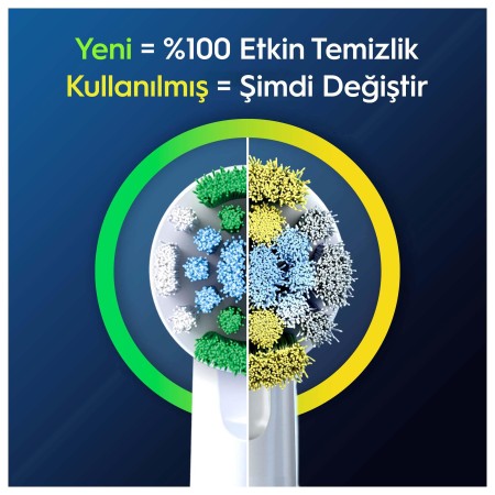 Oral-B Pro Precision Clean X-Filament Şarjlı Diş Fırçası Yedek Başlığı 4 Adet - Thumbnail