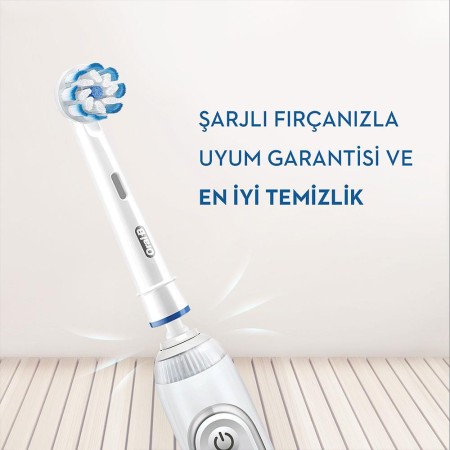 Oral-B Sensitive Clean 2'li Diş Fırçası Yedek Başlığı EB60 - Thumbnail