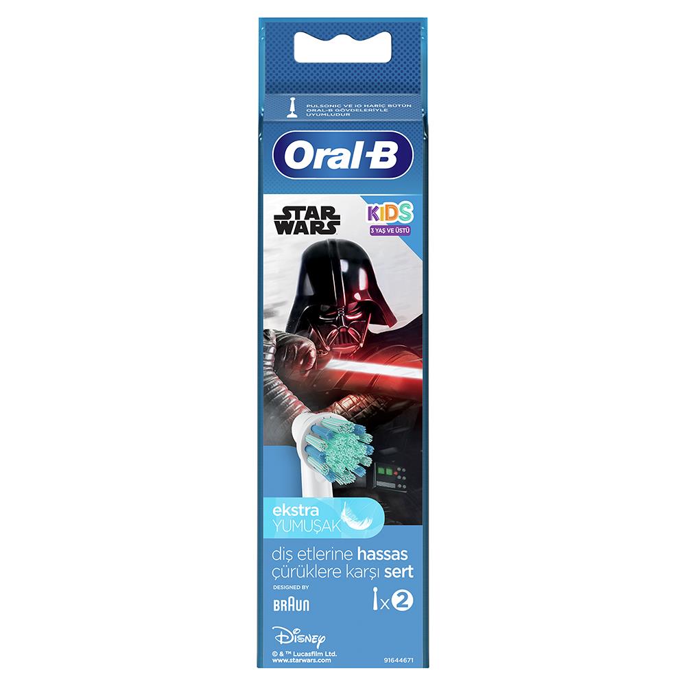 Oral-B Star Wars Çocuklar İçin 2'li Diş Fırçası Yedek Başlığı EB10