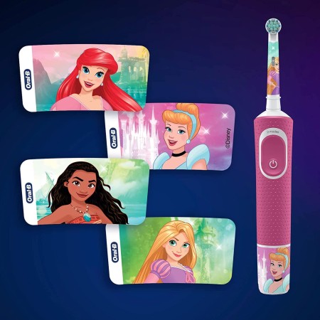Oral-B D100 Vitality Princess Özel Seri Çocuklar İçin Şarj Edilebilir Diş Fırçası - Thumbnail